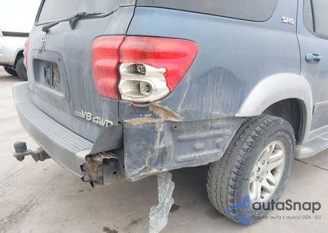 2004 Toyota Sequoia Sr5 V8 из США, поврежденный, VIN 5TDBT44A24S208300